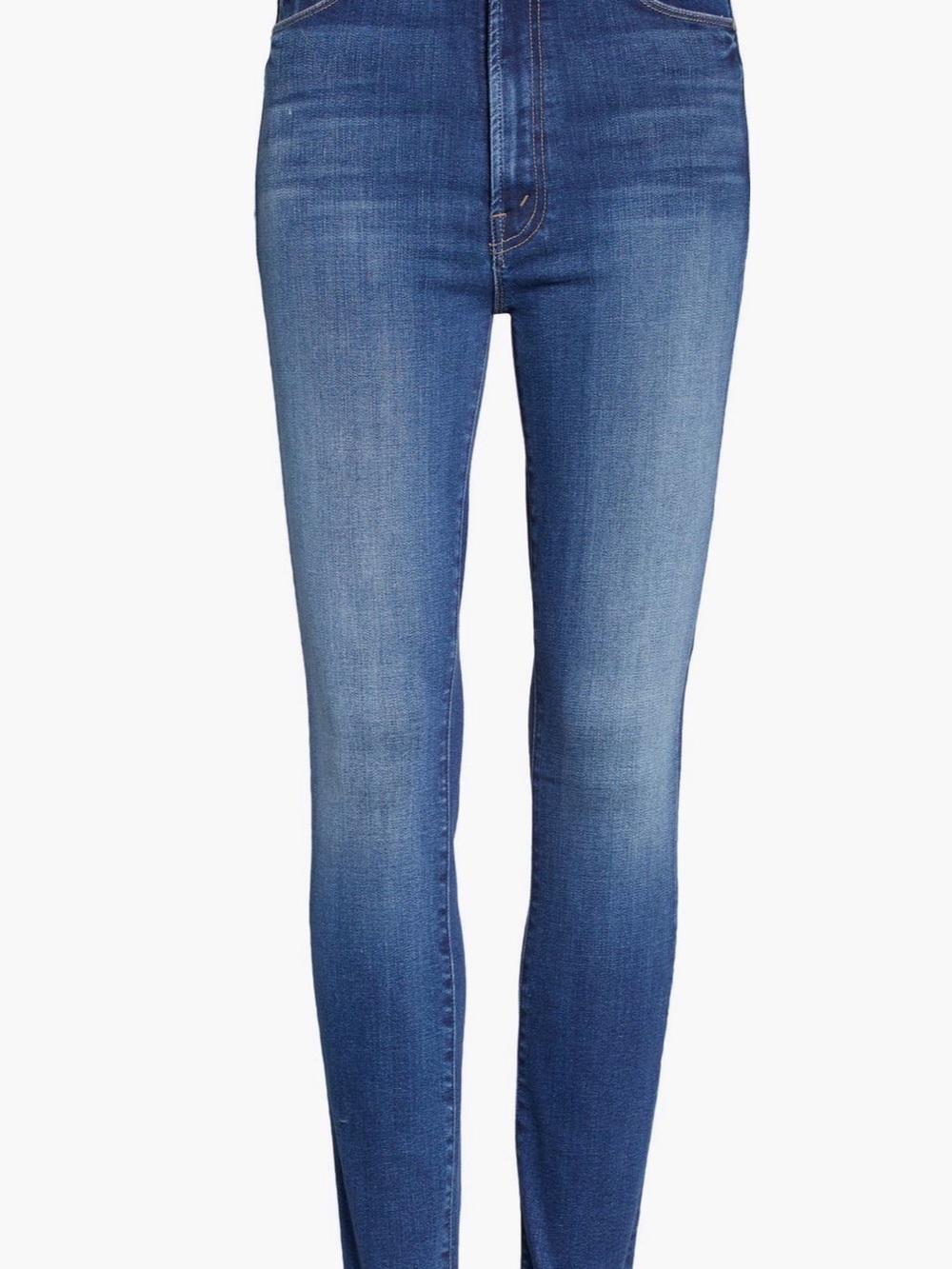Mother Rail High Waist Frayed Organic Cotton